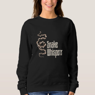 Sudadera Serpiente susurradora de serpiente animal Reptile