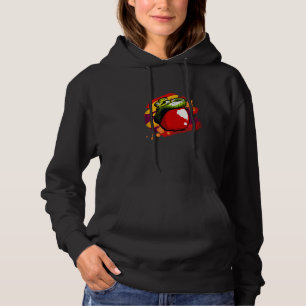 Sudadera Serpiente Verde Con Manzana Roja