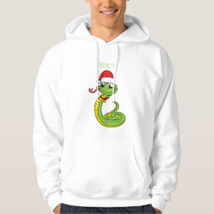 Sudadera Serpiente verde suave con personalizado de sombrer