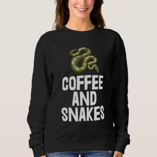Sudadera Serpientes de café T-shirts deslizándose Python Se