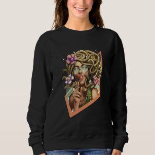 Sudadera Serpientes Hippie Mitología Griega Gafas Fantasía 