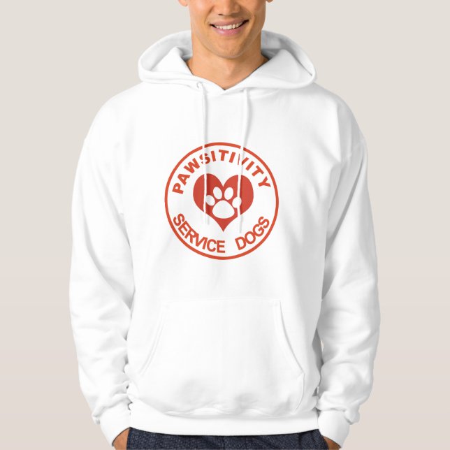 Sudadera Servicio de pavimentación Perros Hoodie Sweatshirt (Anverso)