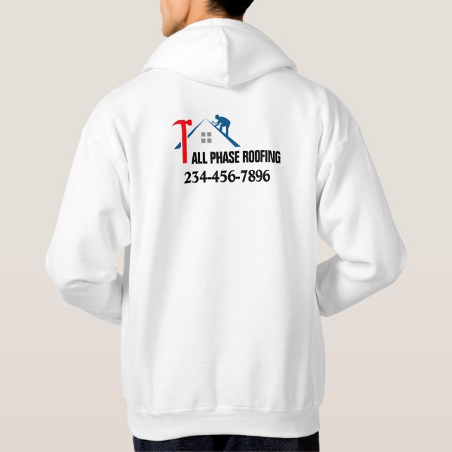 Sudadera Servicio Profesional de Cubiertas (Reverso)