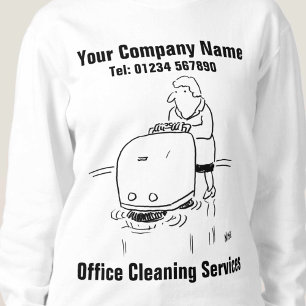 Sudadera Servicios de limpieza de Office. Office Cleaner