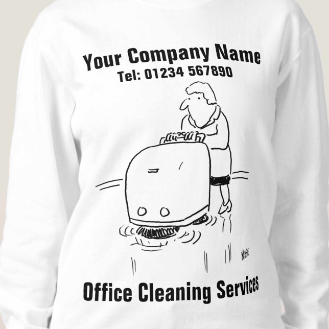 Sudadera Servicios de limpieza de oficinas. Limpieza de ofi (Subido por el creador)