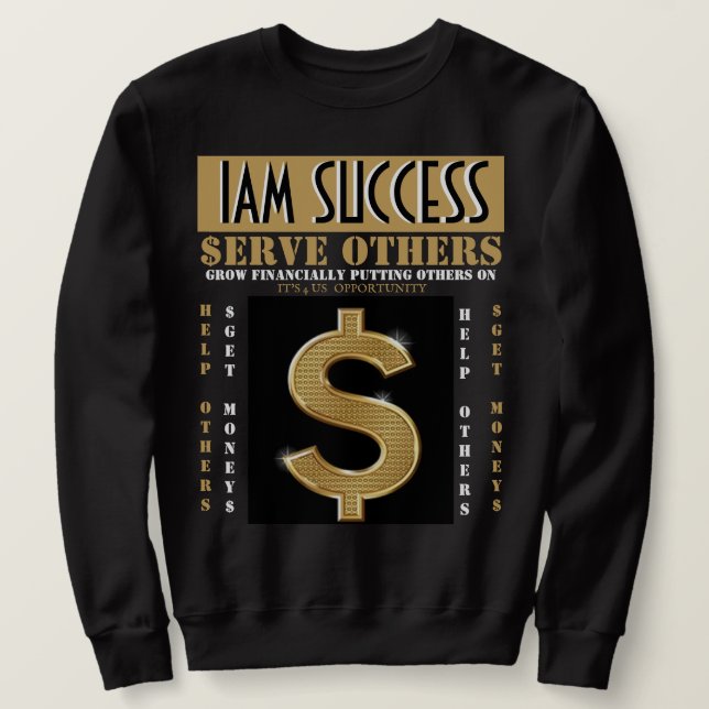 SUDADERA SERVIR A OTROS (Anverso del diseño)