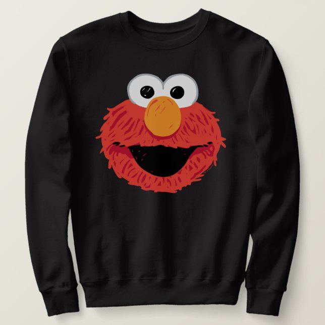 Sudadera Sesame Street | Elmo Face (Anverso del diseño)