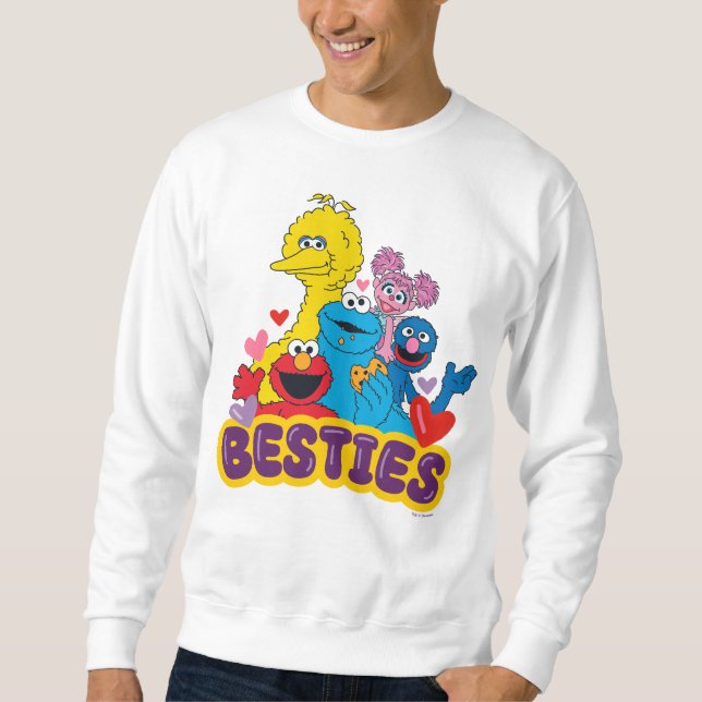 Sudadera Sesame Street Valentine Besties (Anverso)
