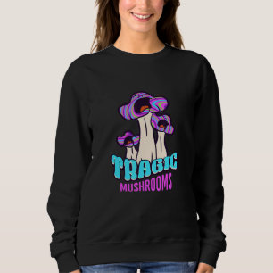 Sudadera Setas Trágicas Llorando Esporas Psicodélicas Trist