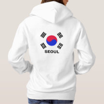 "Seul personalizada" y bandera surcoreana