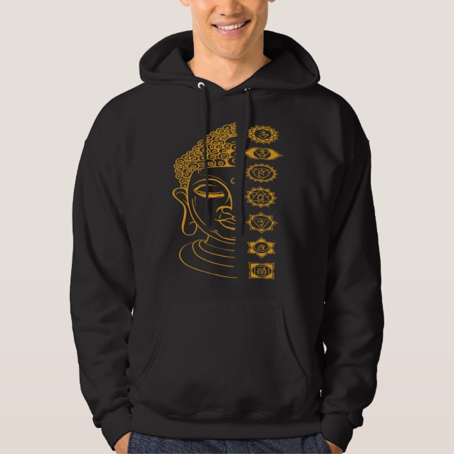 Sudadera Seven Chakras Holy Buddha (Anverso)