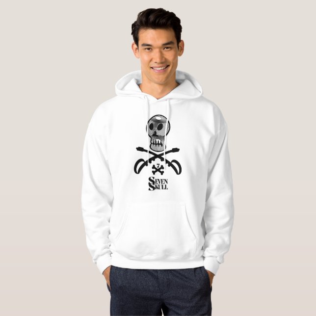 SUDADERA SEVEN SKULL BY MASANSER PIXELAT (Anverso completo)