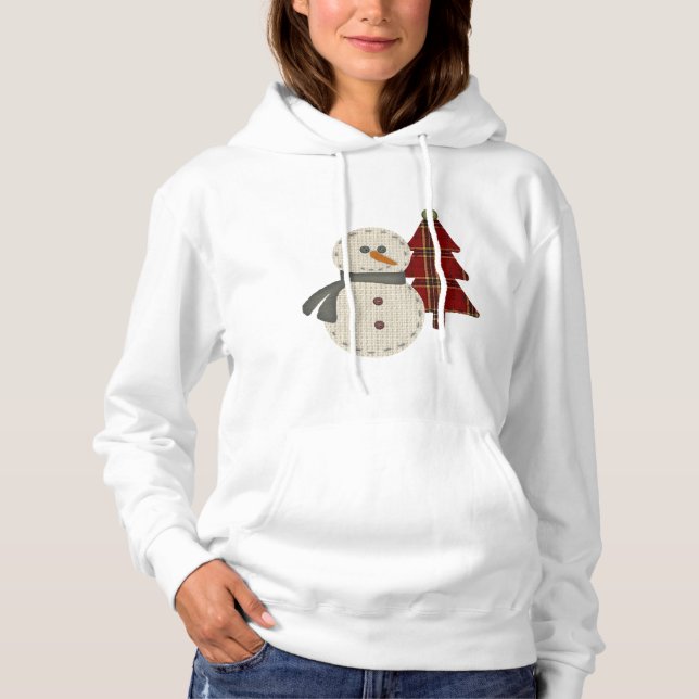 Sudadera Sew Chistmas Snowman Shirt (Anverso)