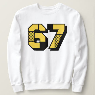 Sudadera Sexty Seven 67 Minimal Pop Art Geometry