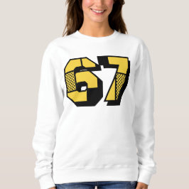 Sudadera Sexty Seven 67 Minimal Pop Art Geometry