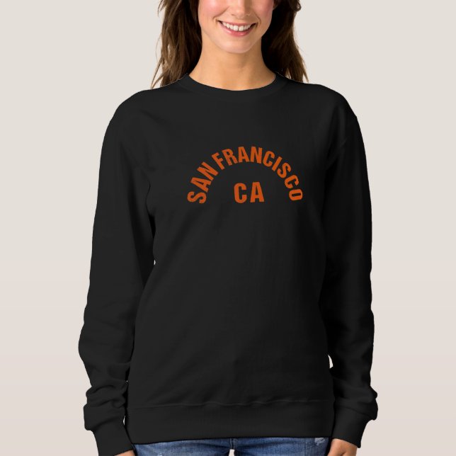 Sudadera Sf Naranja San Francisco Naranja Original Classic (Anverso)