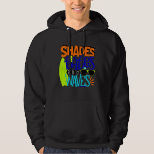 Sudadera Shades Babes Waves Surfboard Niños de la camiseta
