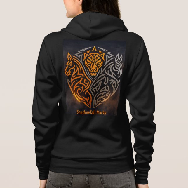 Sudadera Shadowfall Jaguar & Donkey Sigil (Reverso)