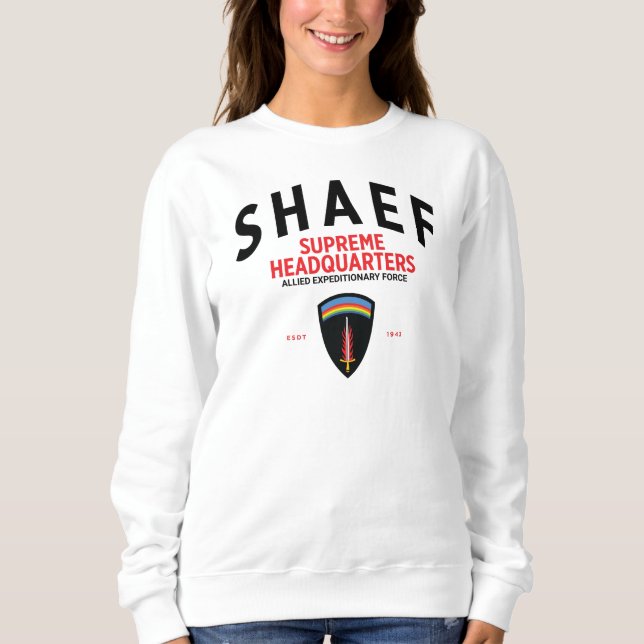 Sudadera SHAEF Mujeres de la Sede Suprema (Anverso)
