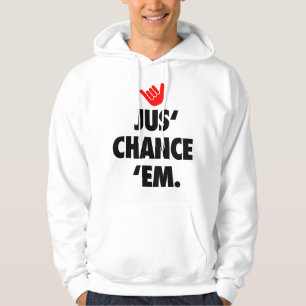 Sudadera Shaka Chance Em hawaiano Pidgin 808 Hawái