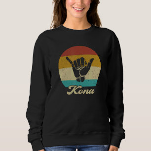Sudadera Shaka Kona Hawaii Hang Loose Aloha Hawaii Retro