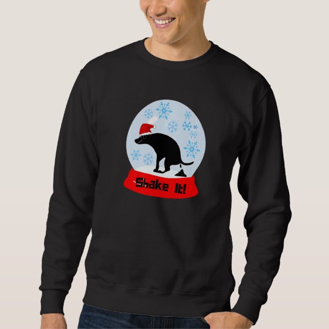 Sudadera Shake it Pooping Dog Globe (Anverso)