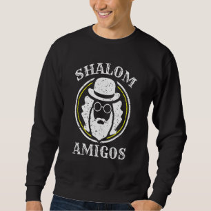 Sudadera Shalom Amigos Judío Shabbat Yiddish Hebreo Hanukk