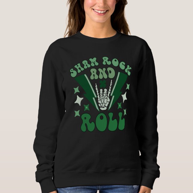 Sudadera Sham Rock And Roll St Patrick's Day (Anverso)
