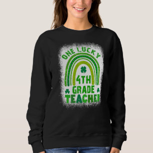 Sudadera Shamrock femenino: un afortunado profesor antes de