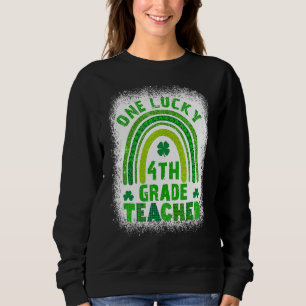 Sudadera Shamrock femenino: un afortunado profesor antes de