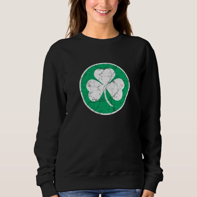 Sudadera Shamrock Grunge (Anverso)