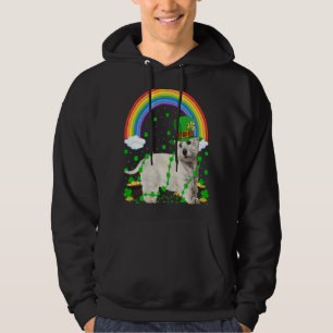 Sudadera Shamrock irlandés arcoiris Perro Westie Día St Pat