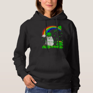 Sudadera Shamrock irlandés Rainbow Lucky Ragdoll Cat St Pat