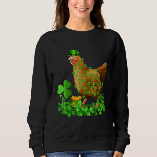 Sudadera Shamrock Leaf Leprechaun Gorra Chicken St Patr