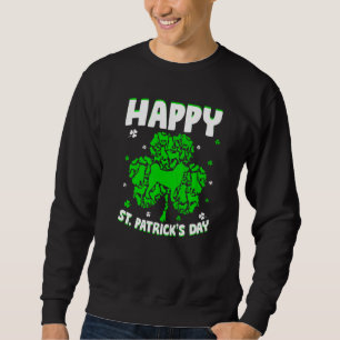Sudadera Shamrock Shiba Inu Dog St Patrick S Day Costo Irla