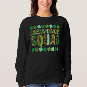 Sudadera Shamrock St Patricks Day Shenanigans Lucky F
