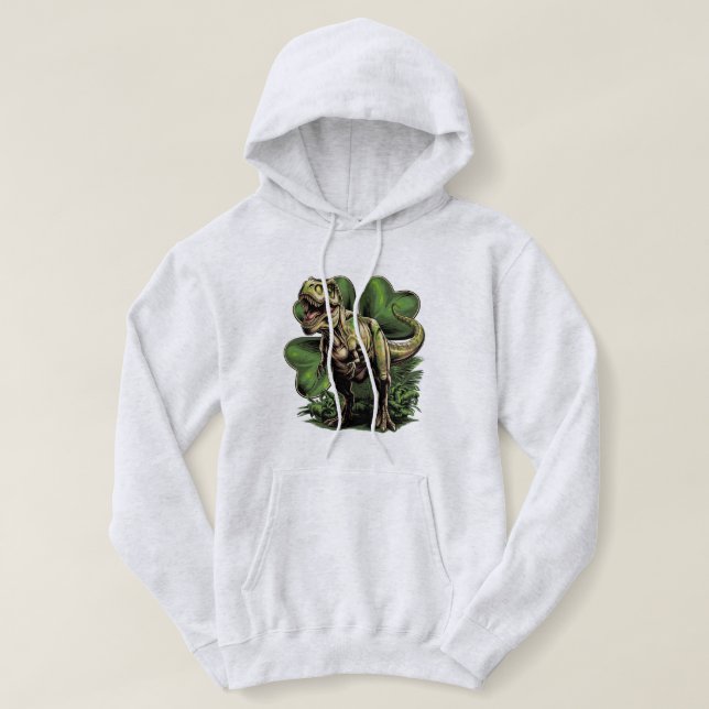 Sudadera Shamrockosaurus Rex (Diseño del anverso)