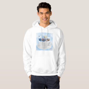 Sudadera Shanghái en una taza de té - Arte de Skyline futur