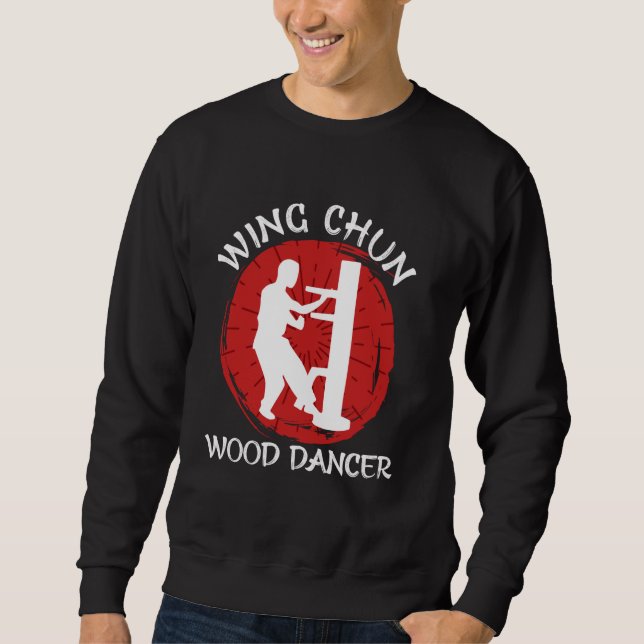 Sudadera Shaolin Wing Chun Bailarín de madera en China (Anverso)