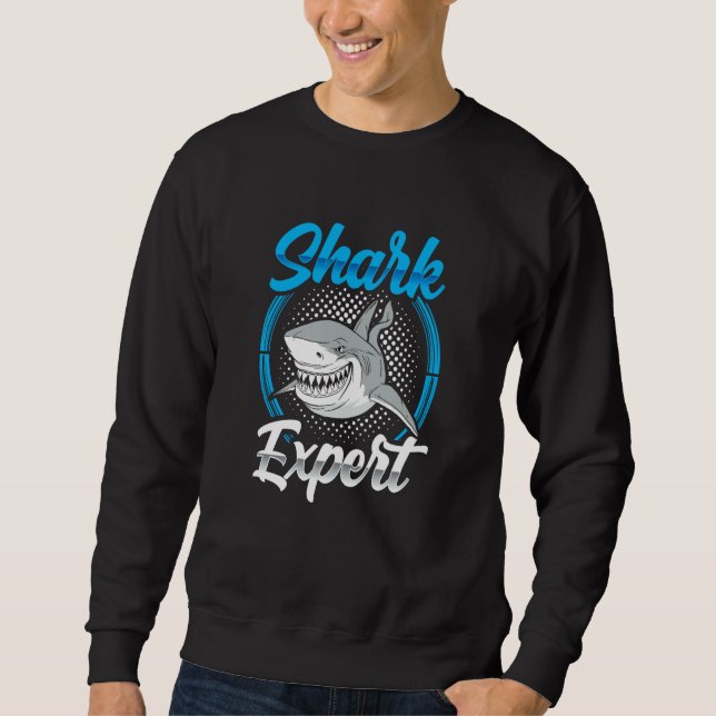 Sudadera Shark Expert Sharks Animal Teeth (Anverso)