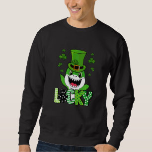 Sudadera Shark St Patrick's Day es un tiburón afortunado