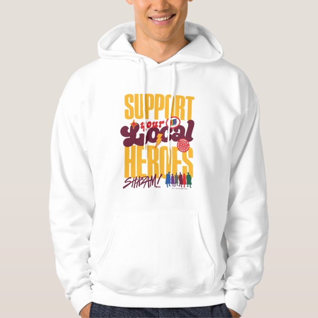 Sudadera ¡SHAZAM! Furia de los dioses | Apoyar a los héroes (Anverso)