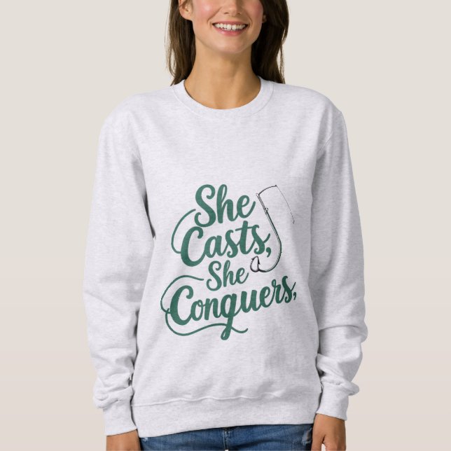 Sudadera She Casts She Conquers – Women’s Sweatshirt (Anverso)