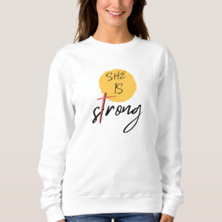 Sudadera She Is Strong Cross Graphic T-Shirt