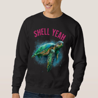 Sudadera Shell Yeah Vacation Beach Turtle