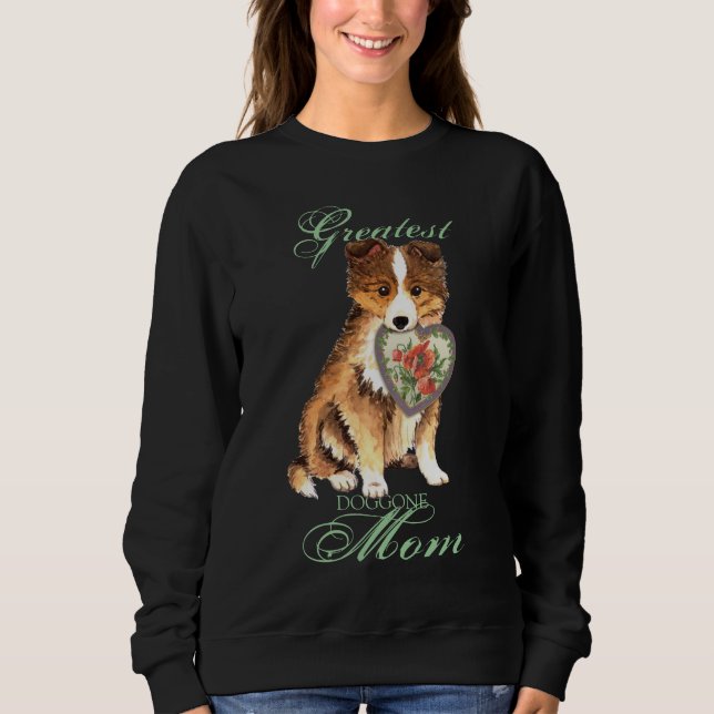 Sudadera Sheltie Heart Mom (Anverso)