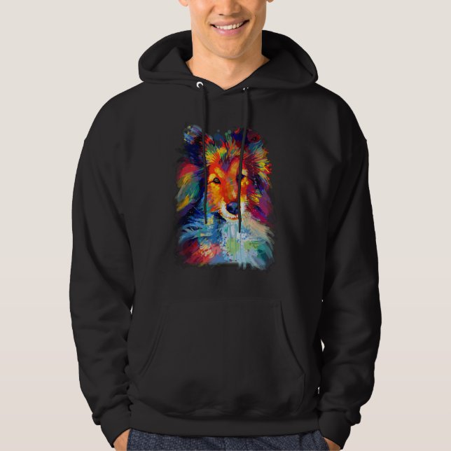 Sudadera Sheltie Pastor de Shetland para una Mamá Sheltie (Anverso)