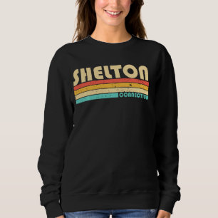 Sudadera SHELTON CT CONNECTICUT Funny City Home Roots Retro