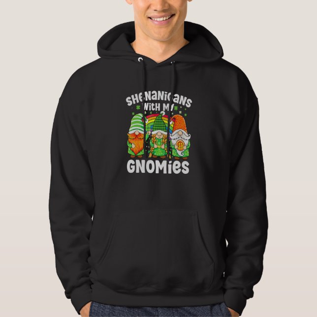 Sudadera Shenanigans con mis gnomies el hogar del Día de Sa (Anverso)