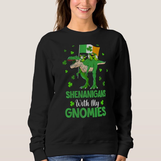 Sudadera Shenanigans con mis gnomies el hogar del Día de Sa (Anverso)